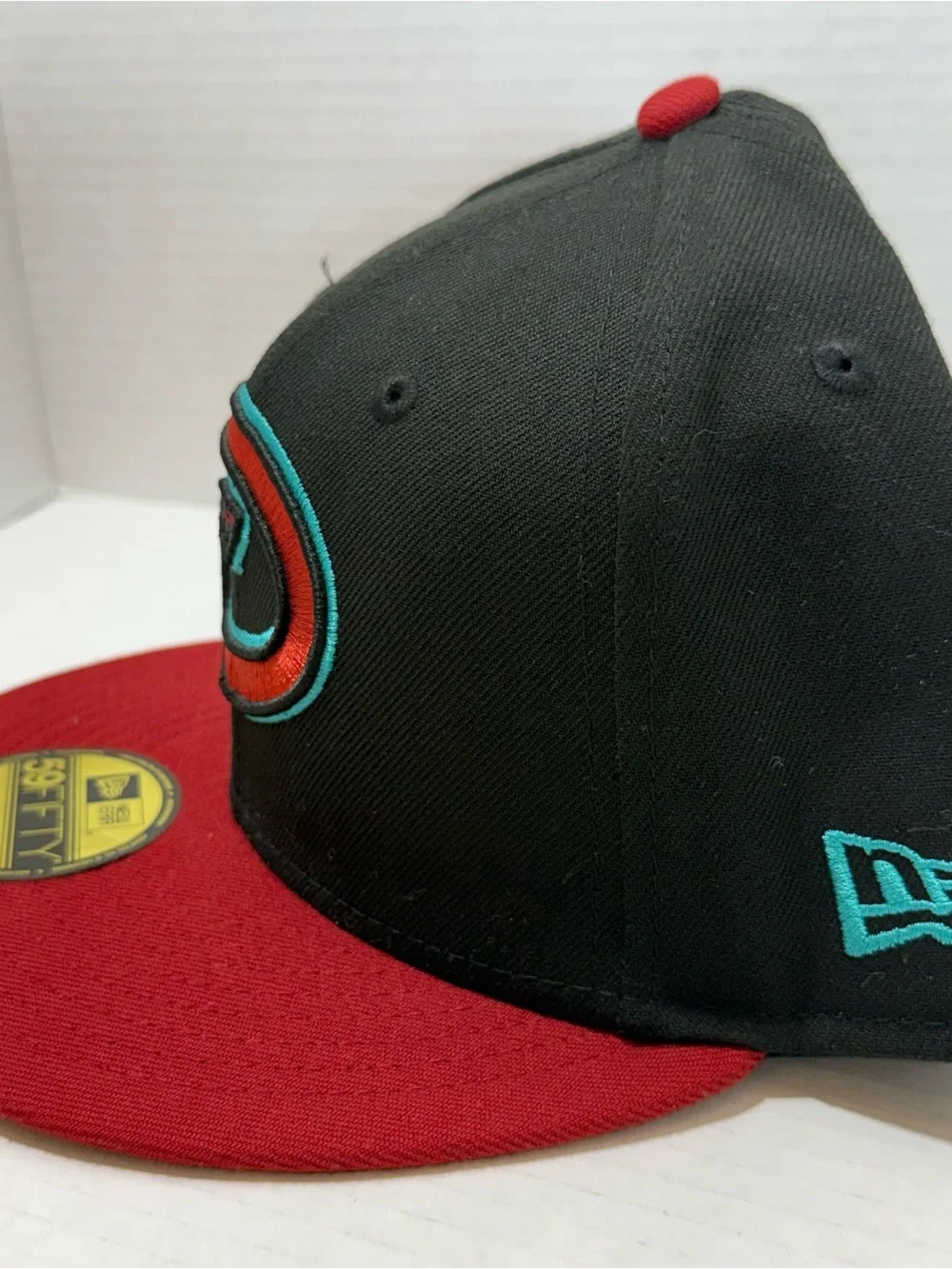 Arizona Diamondbacks  New Era On Field  Road 59fifty Cap 7 5/8 2tone